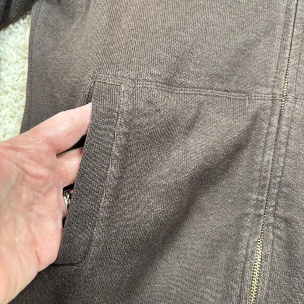 Banana‎ Republic Men's Zip Up Track Jacket Full Zip Brown Size L